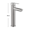 Vòi lavabo nóng lạnh inox SUS 304 Juno sofa Teady VCT- 3041B 